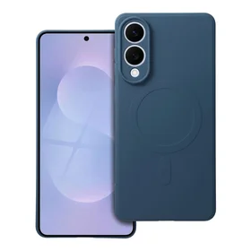 SILICONE MAG COVER viedtālruņa apvalks saderīgs ar Magnētisko SAMSUNG S25 Edge zila