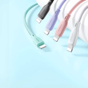 Joyroom Multi-Color Series S-A34 USB-A / Lightning 3A cable 1m - black