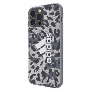 Adidas OR SnapCase Leopard viedtālruņa apvalks iPhone 13 Pro Max - pelēks