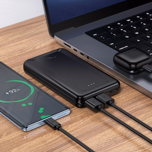 Portatīvais lādētājs Hoco 10000 mAh 2A J165 melns