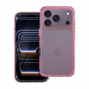 Чехол для iPhone 17 PRO Matrix Clear пудрово-розовый