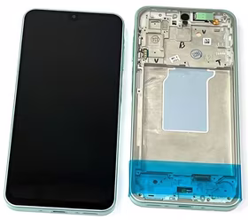 LCD screen Samsung A266 A26 5G ar touch screen un frame Piparmētru original (service pack)