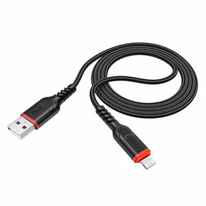 Cable USB A to Lightning Hoco 2,4A 3 m X59 black