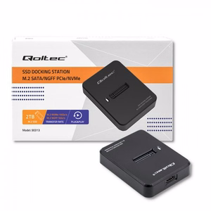 Qoltec 50313 SSD diska korpuss melns M.2