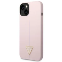 Guess GUHCP14MSLTGU iPhone 14 Plus 6,7 violets / violets kietais viedtālruņa apvalks Silicone Triangle Logo