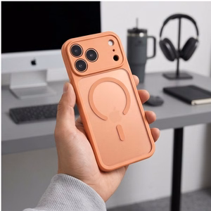 Tech-Protect BasicMag MagSafe maciņš, paredzēts iPhone 17 Pro / 18 Pro, matēti oranžs