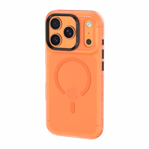 Чехол Benks Magnetic Lucid Armor (C070) для iPhone 17 Pro Max оранжевый (кнопка управления камерой)