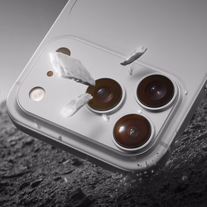 Benks rūdītais stikls Glass Warrior metāla integrēts lēcas aizsargs (C069) Iphone 17 Pro (3 lēcas) zils
