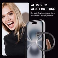 Crong Clear MAG Pro - iPhone 16 MagSafe maciņš (Clear)