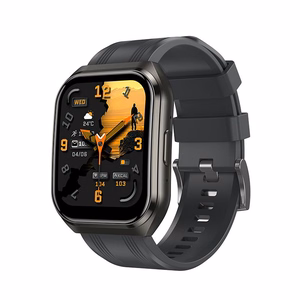 Viedpulkstenis 1,83" IP68 ar zvanu funkciju Hoco Y44, melns