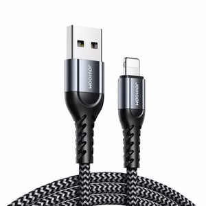 USB Cable Joyroom "N10" Grey "Lightning" (Set of 3pcs: 25cm / 120cm / 200cm)