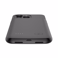Tech-Protect PowerCase iPhone 13 / 13 Pro ar 4800mAh portatīvo lādētāju - melna