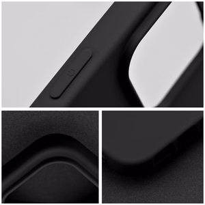 Silikona viedtālruņa apvalks IPHONE 17 Pro melns