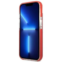 Karl Lagerfeld Karl & Choupette Head viedtālruņa apvalks iPhone 13 mini - sarkans