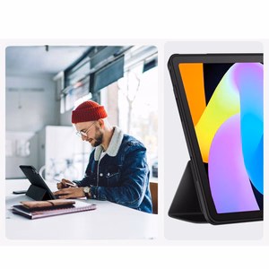Tech-Protect SmartCase pildspalvas apvalks planšetei Lenovo Idea Tab 11.0 TB-336 - melns (m)