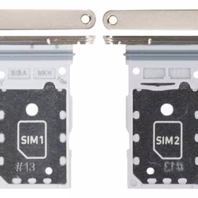 SIM card holder Samsung S921 S24/S926 S24 Plus Dual Amber Dzeltens original (service pack)