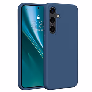 Etteri Silicone case for Samsung Galaxy S24 Plus dark blue