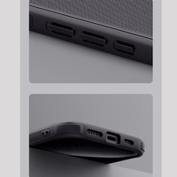 Nillkin Super Frosted Shield Pro magnētiskais vāciņš iPhone 16 Pro Max - melns