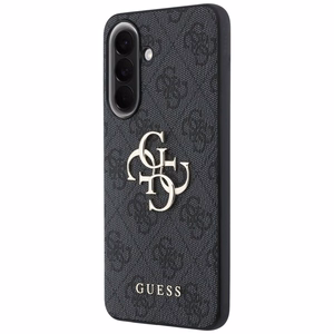 GUESS чехол для Samsung Galaxy A37 GUHCSA374GMGGR (4G Big Metal Logo) чёрный