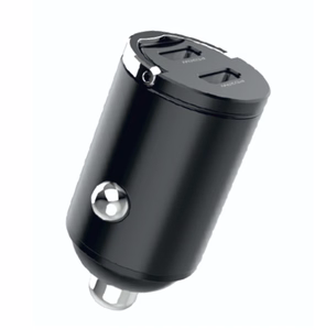 SEEK TOTI 40W dubultais Type-C auto ātrais lādētājs, melns