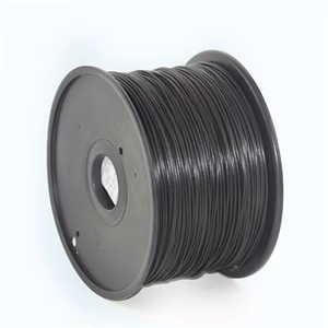 Melns Flashforge ABS plastmasas filaments, 1,75 mm, 1 kg spole