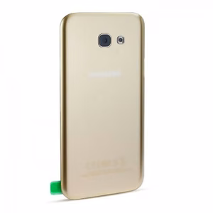 Aizmugurējais vāks Samsung A320 A3 2017 zeltains (ar kameras lēcu) HQ