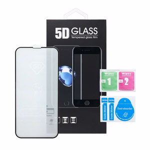5D Full Glue Закалённое стекло - для Xiaomi Redmi Note 8 чёрный