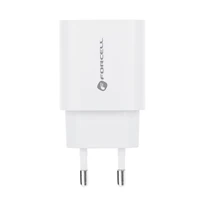 FORCELL F-ENERGY TFK-TC-30WPD ceļojuma lādētājs Type C + USB A PD QC4.0 3A 30W balts