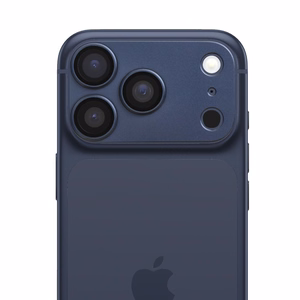 AR+AF Pilna metāla rūdīts stikls priekš IPHONE 17 PRO zils
