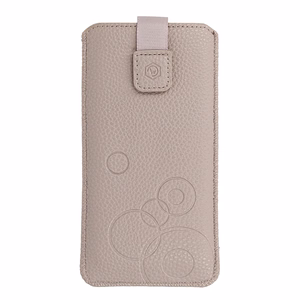 WONDER Deko viedtālruņa apvalks (Izmērs XL) Iphone 15/15 Pro/Iphone 16/16 Pro/Samsung S24/S24 Plus/S25/S25 Plus/A53/A55 5G kapučīno