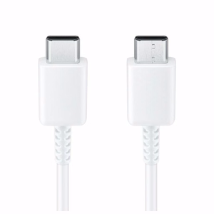 USB kabelis Samsung EP-DA705BWE 25W 3A Type-C-Type-C 1.0m balts
