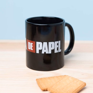 La Casa De Papel Logo keramikas krūze dāvanu kastē, 330 ml
