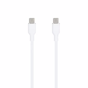 SEEK TOTI Type-C to Type-C, 1m Silicone Cable 3A, White