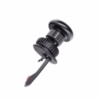 BLUE STAR magnētiskais automobiļa turētājs gaisa ventilācijai SMART LOCK ROUND MAGNETIC melns