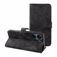 TENDER grāmatas tipa viedtālruņa apvalks XIAOMI Redmi 13C / POCO C65 melns