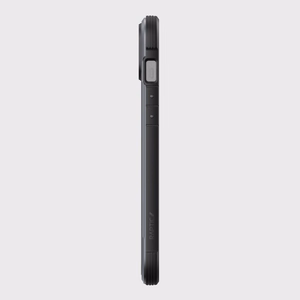 Raptic X-Doria Shield viedtālruņa apvalks iPhone 14 Plus ar bruņotu melnu pārklājumu