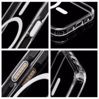 Clear Elite Mag Cover pret dzeltenumu, saderīgs ar kameras vadības pogu un Magnētisko SAMSUNG S26 Ultra caurspīdīgs