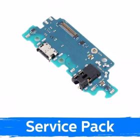 Uzlādes ports saderīgs ar Samsung A235 A23 4G ar Flex / Sudrabs (Service Pack)