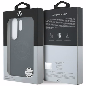 Mercedes Vintage Logo MagSafe maciņš priekš Samsung Galaxy S26 Ultra melns