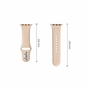 Tech-Protect silikona siksniņa Apple Watch 44 / 45 / 46 / 49 mm, bēša