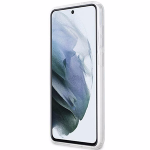Guess GUHCS23MPCUMAH S23+ S916 balts/balts cietais apvalks Marble