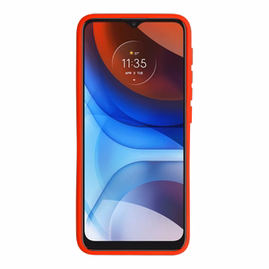 Camshield Soft viedtālruņa apvalks Motorola Moto E7 Power/E7i Power sarkans