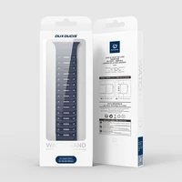 DUX DUCIS pulksteņa siksna CS magnētiskā silikona Apple Watch 42/44/45/46/49 mm zila melna