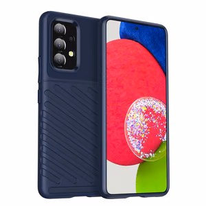 Thunder apvalks elastīgs bruņu Samsung Galaxy A53 5G zils