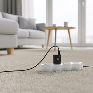 Ceļojumu lādētājs Blue Star Slim GaN 1x Type C + 1x USB A PD QC4.0 3A 25W melns