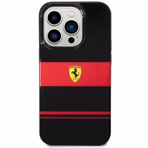 Ferrari FEHMP14LUCOK iPhone 14 Pro 6.1" melns/melns cietais apvalks IMD Combi Magsafe