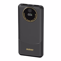 Portatīvais lādētājs Dudao K12 10000mAh PD22.5W USB-A, USB-C - melna