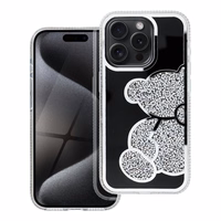 TEDDY BEAR viedtālruņa apvalks IPHONE 16 Pro sudraba