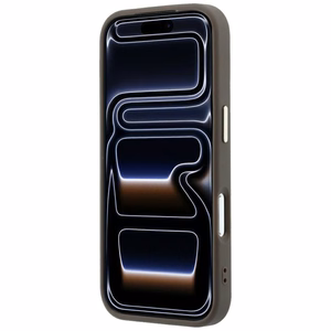 Maciņš IPHONE 18 Pro Max/17 Pro Max (Big Resin Logo 4G) (krāsa: brūna)