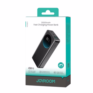 Joyroom JR-PBF02 Pro внешний аккумулятор 20000 мАч 45W с цифровым дисплеем 2x USB-A 2x USB-C чёрный